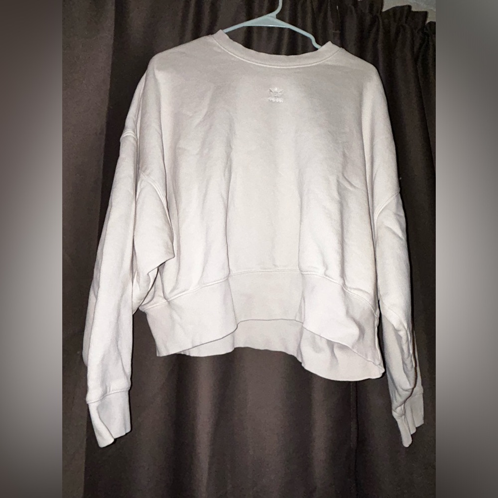 Adidas Women's Cream Sweatshirt